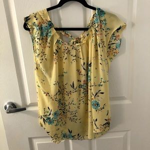 Flower printed blouse